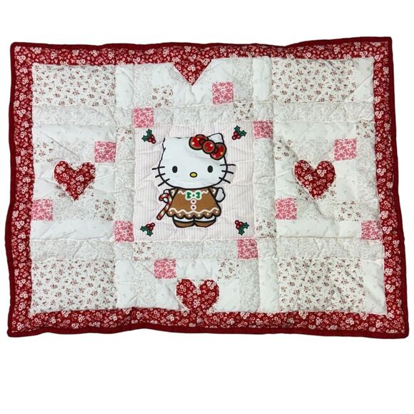 NWOT Pottery Barn Teen Hello Kitty® Gingerbread Quilted Cotton Standard Sham - Picture 1 of 11